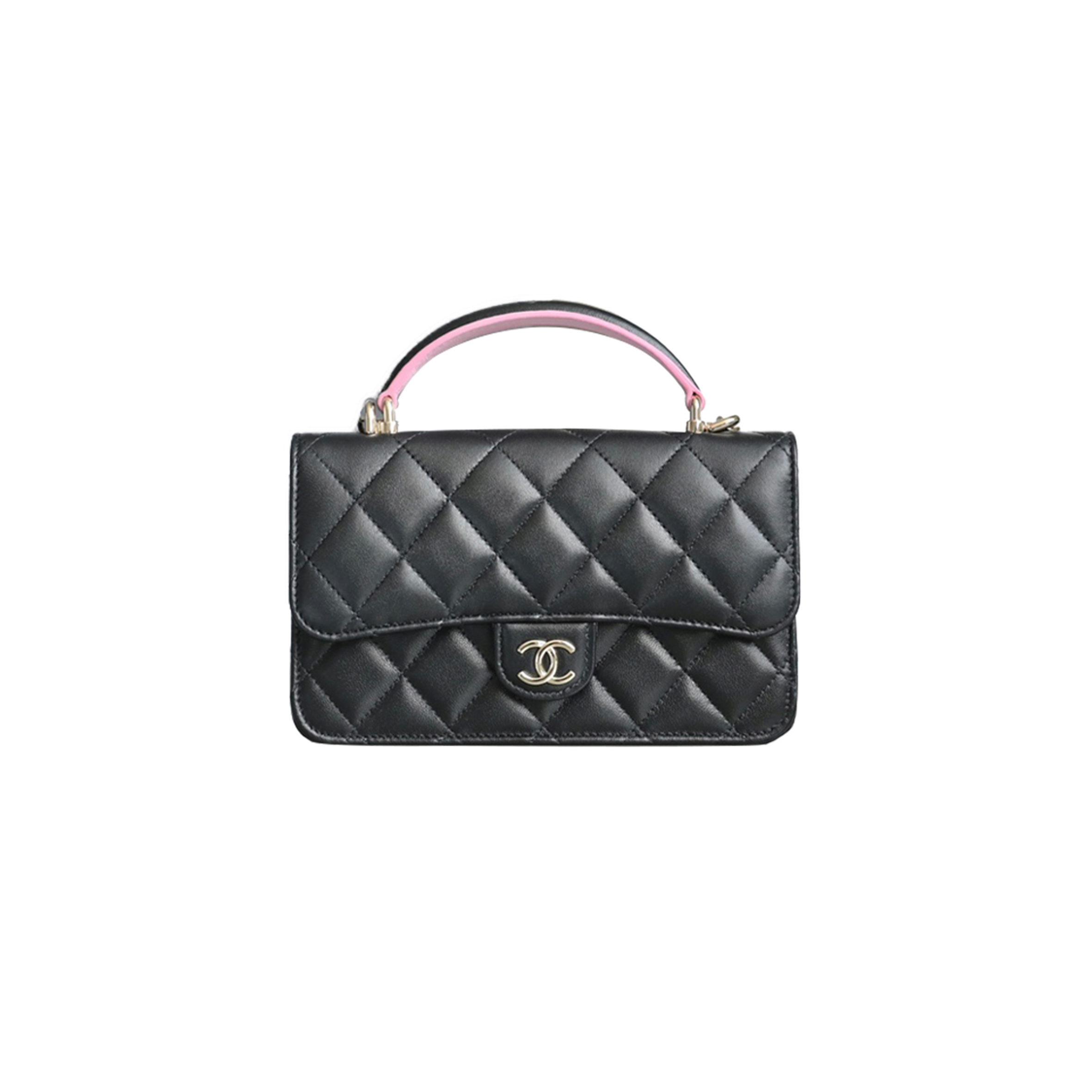 CHANEL MASTER CHAIN MOBILE PHONE BAG WOC DOUBLE COLOR (17.2*10*3.3cm) 